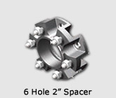 6 Hole 2 Inch Wheel Spacer